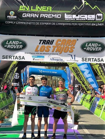 podium masculino cara los tajos