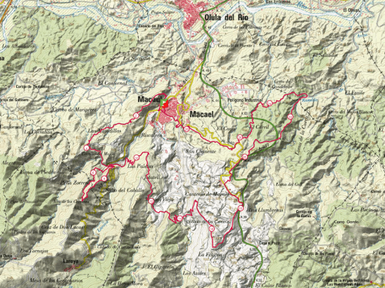 Recorrido Trail Macael