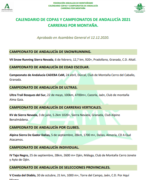 Campeonato andalucia