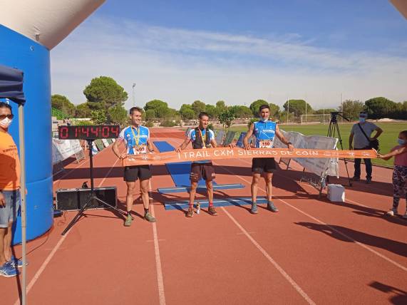 CxM Sierras de Coin podium 21 k Masculino